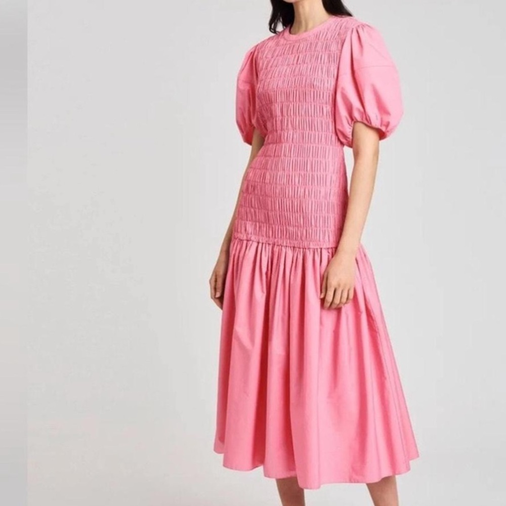 Derek Lam 10 Crosby Amaya Smocked Dress size 0